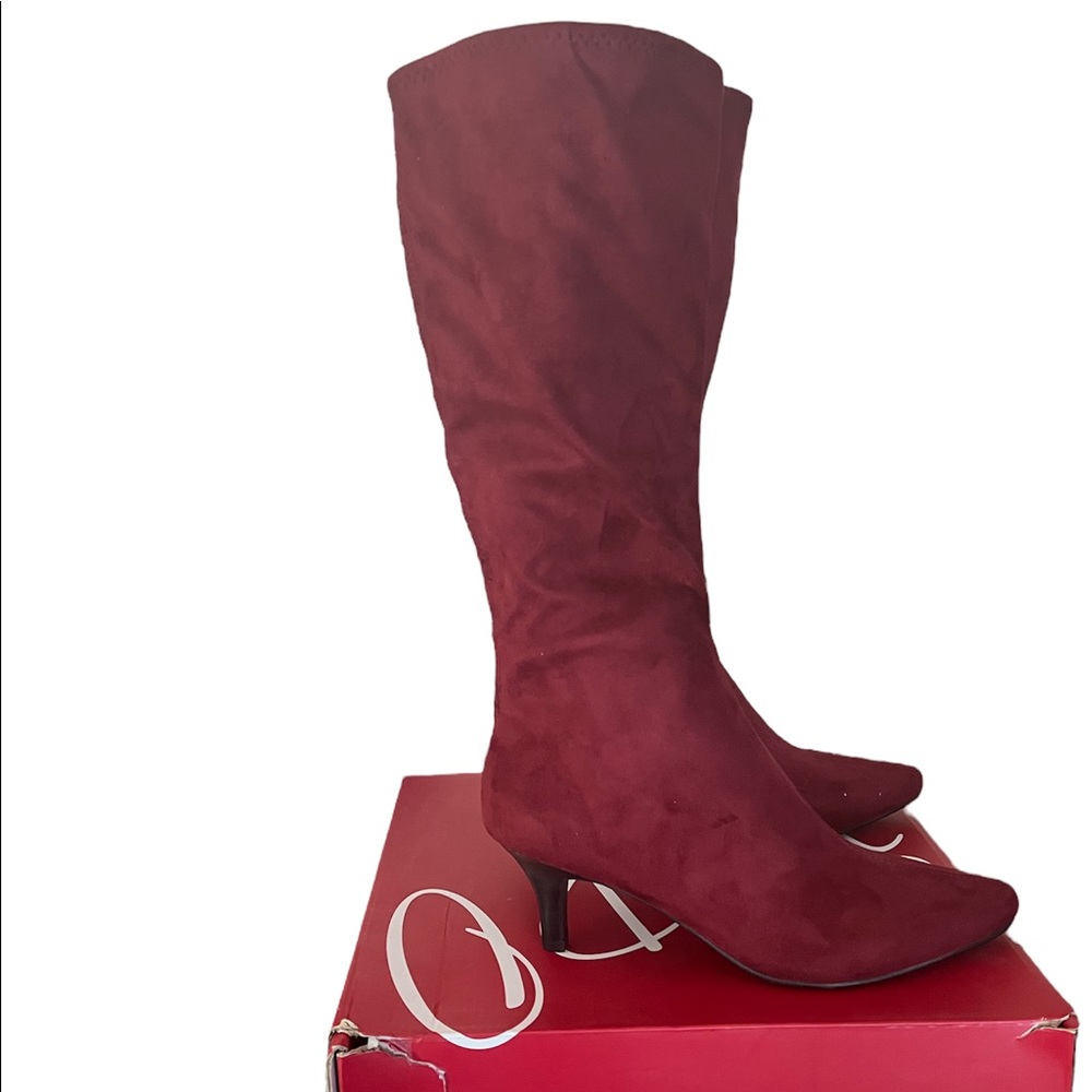 Burgundy Tall boots